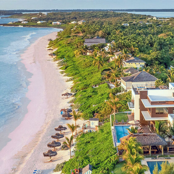beachfront homes harbour island Bahamas